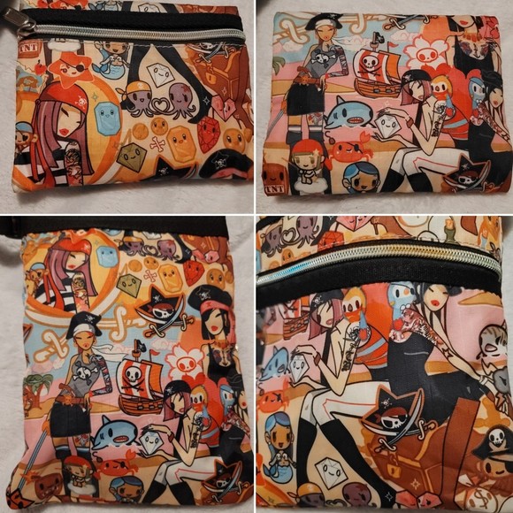 Tokidoki Crossbody Bag Purse & Pouch Pirate Girl - Picture 10 of 11
